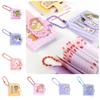 Smalll Mini Notebook with Keychain Cute Cartoon Plant Fruit Notebooks Creative Portable Journals Notebooks School Supply
