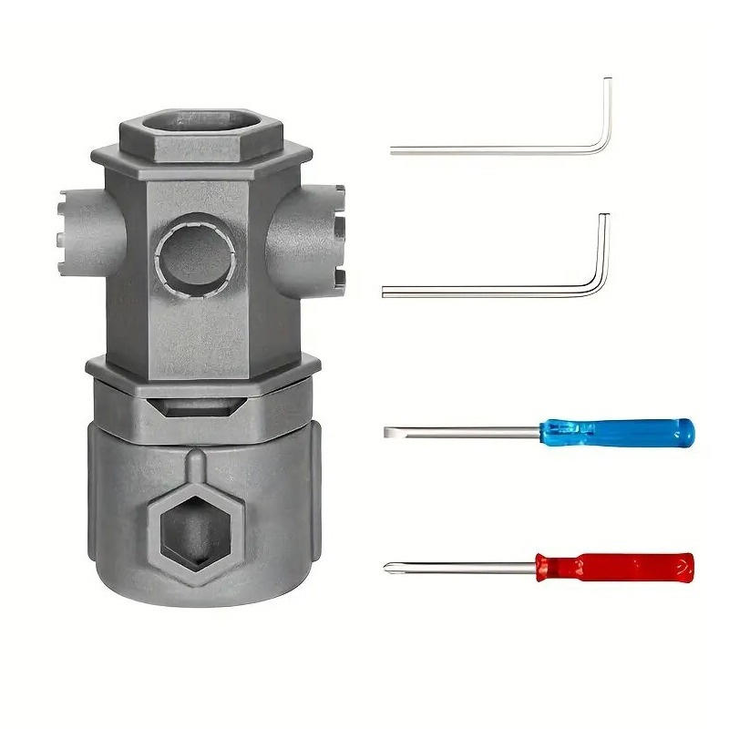 Multi-Functional Kitchen & Bathroom Wrench Universal Pipe & Faucet Tool For Tight Spaces