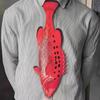 Lifelike Fish-shaped Tie Cartoon Creative Novelty Necktie Fashion Animal Pattern Tie  Special Event