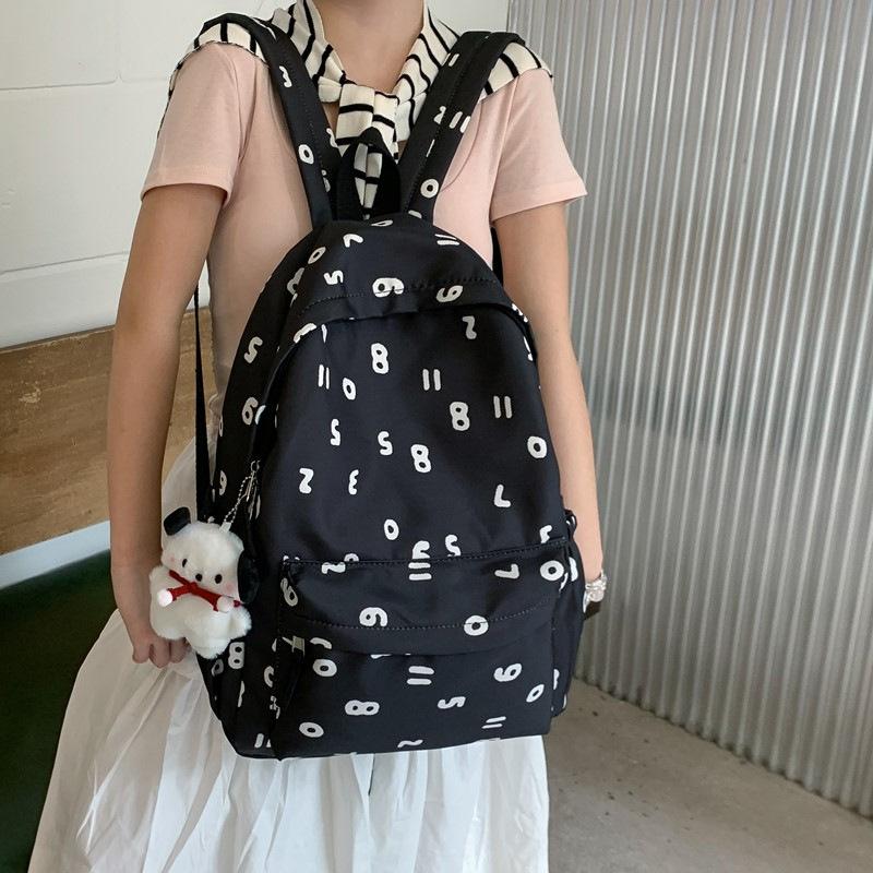 Schoolbag1011 New Korean Niche Backpack Ins Style High Value Student Schoolbag Large Capacity Commuter Leisure Backpack