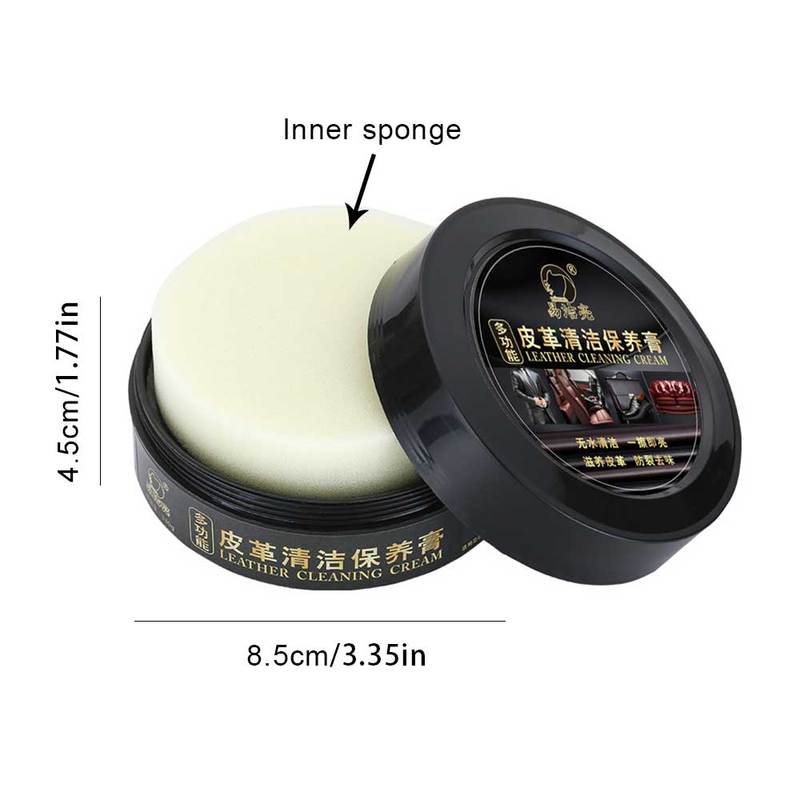 1x Multifunctional Car Sofa Maintenance Cream Car Seat Leather Cleaning Care Cream Car Interior Leather Refurbish Repair Coating