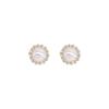 Korean Exquisite Pearl Zircon Earrings: Retro Fashion Design for Women