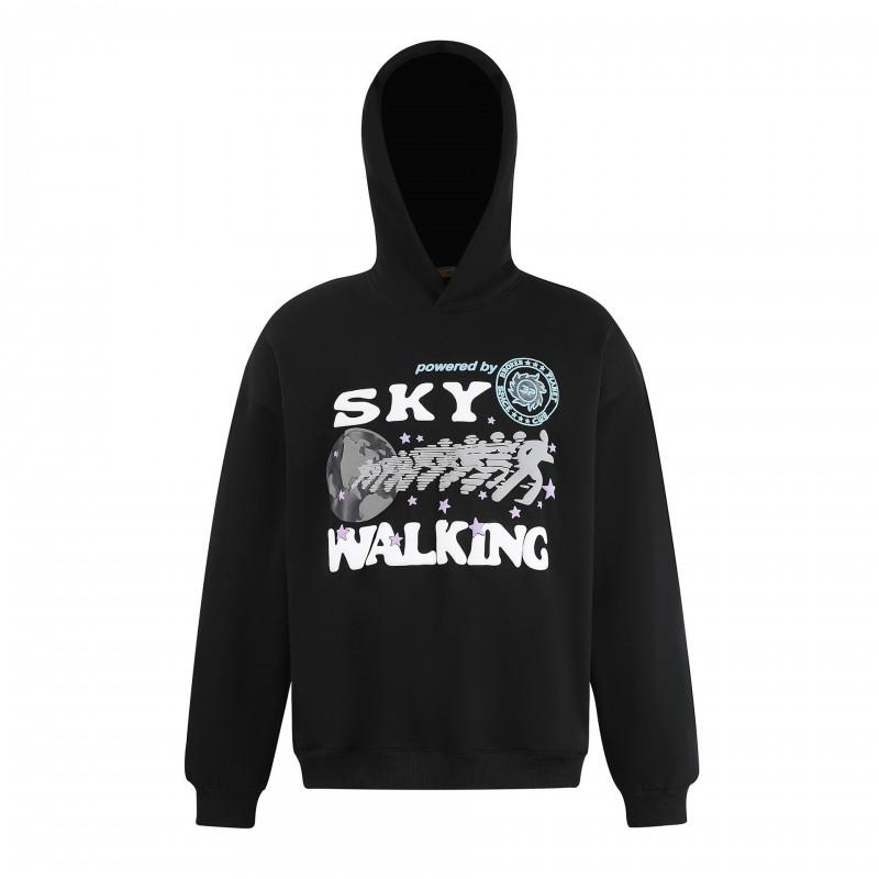 Broken Planet Hoodie Mens Oversized Streetwear Cotton Sweatshirt With Graphic Print 2025