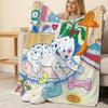 Dalmatian Series Plush Flannel Blanket Soft Warm Cozy Throw, Ideal for Home Decor, Halloween & Christmas