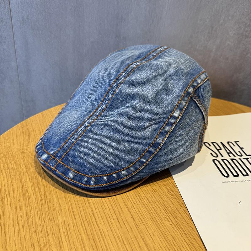 Stylish Denim Cap With Sun Protection For Hip Hop Style Fashion Breathable Gift