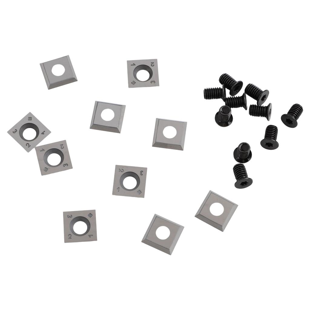 Cutter Inserts Carbide Inserts Replacement 10pcs/box 4-Edges Planer Head Straight Face Tools Accessories Blade