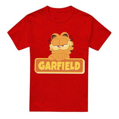 Garfield Filmen Unisex Vuxen Logotyp T-shirt