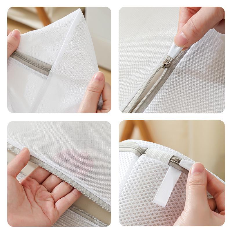 Thick Fine Mesh Laundry Bag Set: Large Sweater, Bra, and Underwear Washing Bags