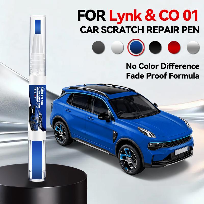Für Geely Lynk & CO 01 02 2017-2025 M1 C2X Lackreparaturstift Touch-Up Kratzerentferner DIY Autozubehör Schwarz Weiß Lila Rot