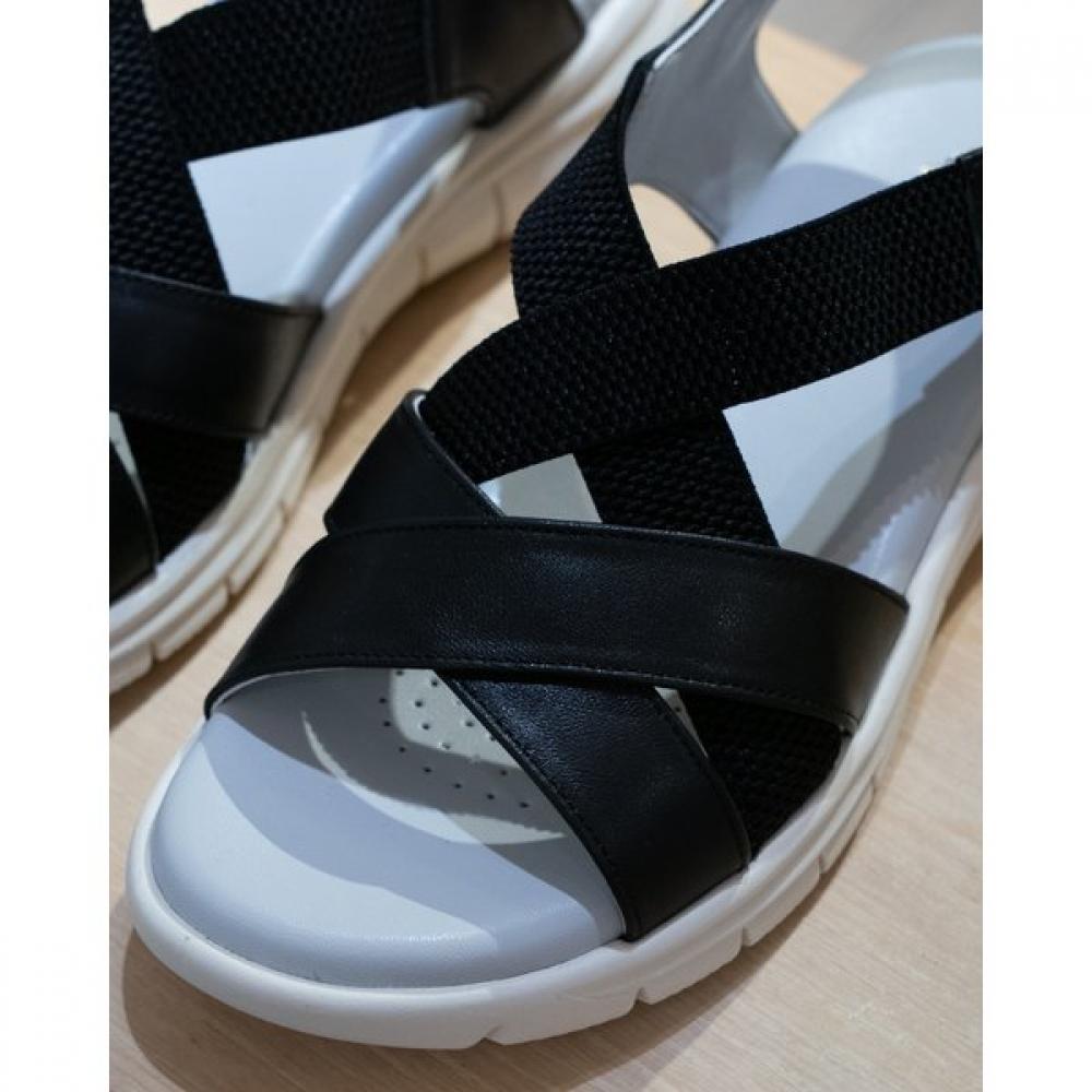 Vainer Women Sandal Comfort Black 303e