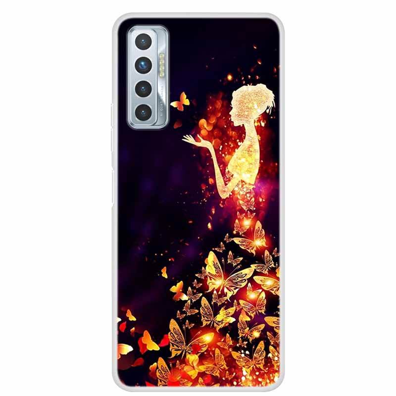 For Tecno Camon 17P Case Luxury Silicone TPU Soft Cover Phone Case For Tecno Camon 17 CG7 CG6 1 7 Coque Shockproof Cartoon Funda