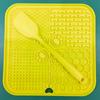 Silicone Slow Feeder Mat Dogs Cats With Suction Base Non-Slip Lick Pad Food Puzzle Tray In Multiple Colors