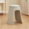 Modern Home Plastic Dining Chair Commercial Thickened Plastic Stool Soft Seat Restaurant Simple Chair