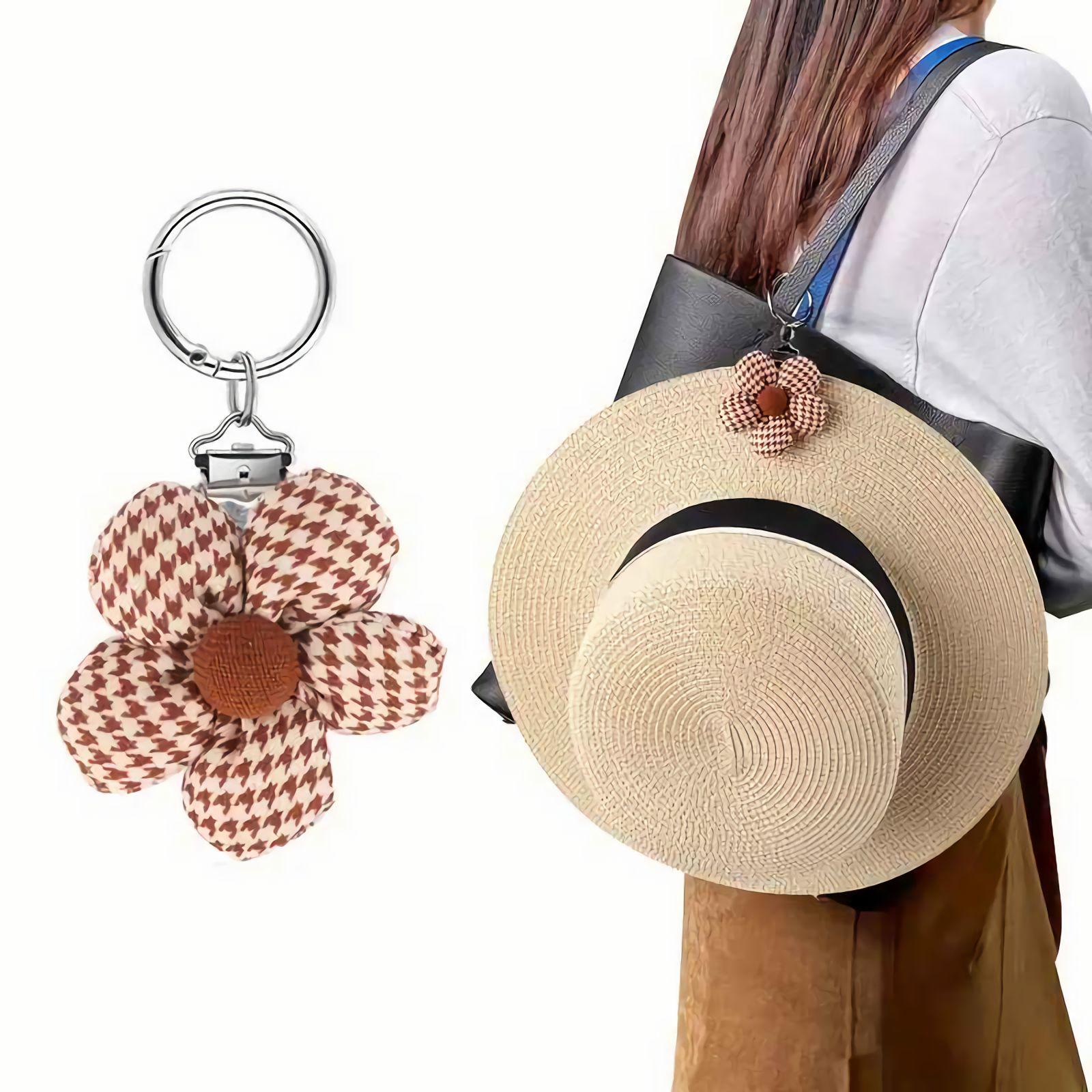 

Вышитый узор «гусиная лапка» с цветочным лепестком для шляпы и солнцезащитных очков