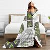 Aliens Iconic Xenomorph Quotes Collage Flannel Blanket  Funny Throw Blankets for Bed Sofa Couch 200x150cm Lightweight