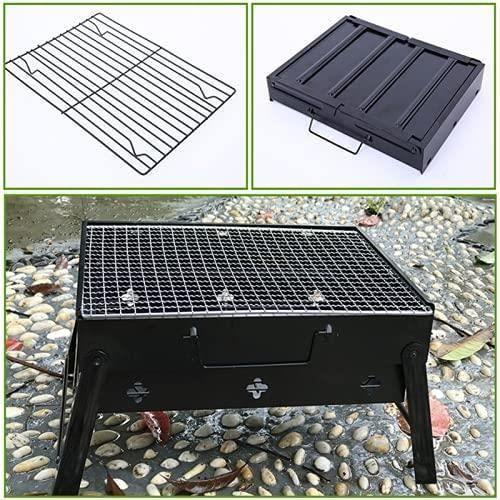 Barbecue grill à charbon de bois, barbecue pliable, portable, pour la cuisine en plein air, le camping, la randonnée, les [508]