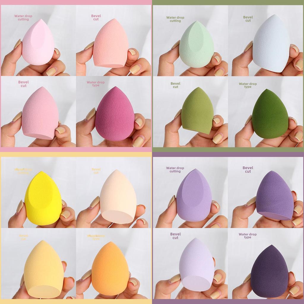 Beauty Sponge Set: Gourd & Water Drop Makeup Puff, Air Cushion Sponge, Powder Puff Beauty Tools