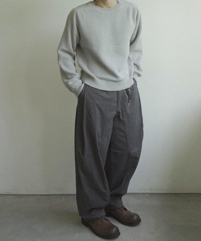 SIIIIDO Castillo Fold & Line Tp Easy Pants #2
