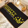 S-Scotty C-Cameron Sign Carpet Bathroom Anti-slip Mat Door Mat Home Decoration Mat Entrance Door Mat Scratch-resistant Door Mat