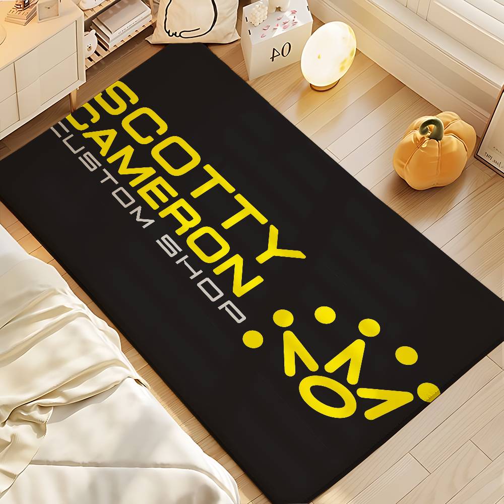 S-Scotty C-Cameron Sign Carpet Bathroom Anti-slip Mat Door Mat Home Decoration Mat Entrance Door Mat Scratch-resistant Door Mat