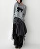 THE GREEN LAB Cat Jacquard Sweater [Melange Grey]