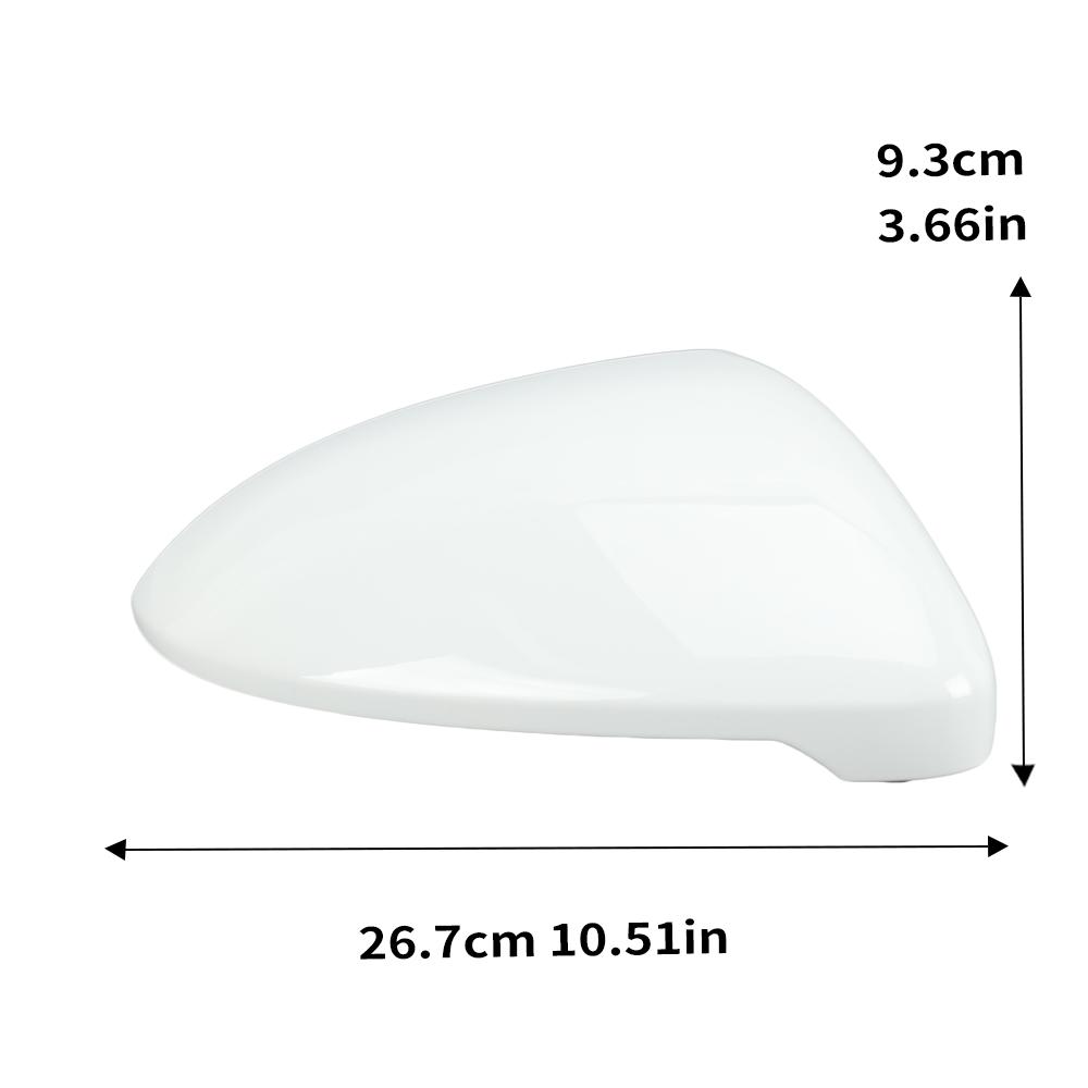 Rearview Mirror Cover Cap For Volkswagen Golf7 MK7 MK7.5 Touran 2013 2014 2015- White Side Door Mirror Cap Car Accessories