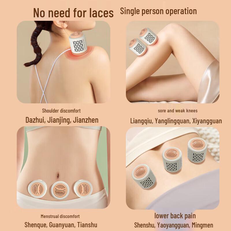 Hozheng Portable Wireless Smokeless Moxibustion Massager