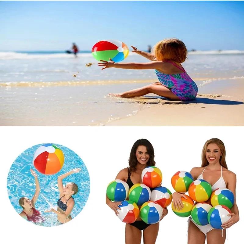 3Pcs 30Cm Colorful Inflatable Ball Balloons Swimming Pool Play Party Water Game Balloons Beach Sport Ball Fun Toys For Kids