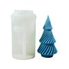 3D Christmas Tree Candle Mold Silicone Mould for Candle Making Handmade Soap Fondant Cake Epoxy Resin Mold DIY Craft