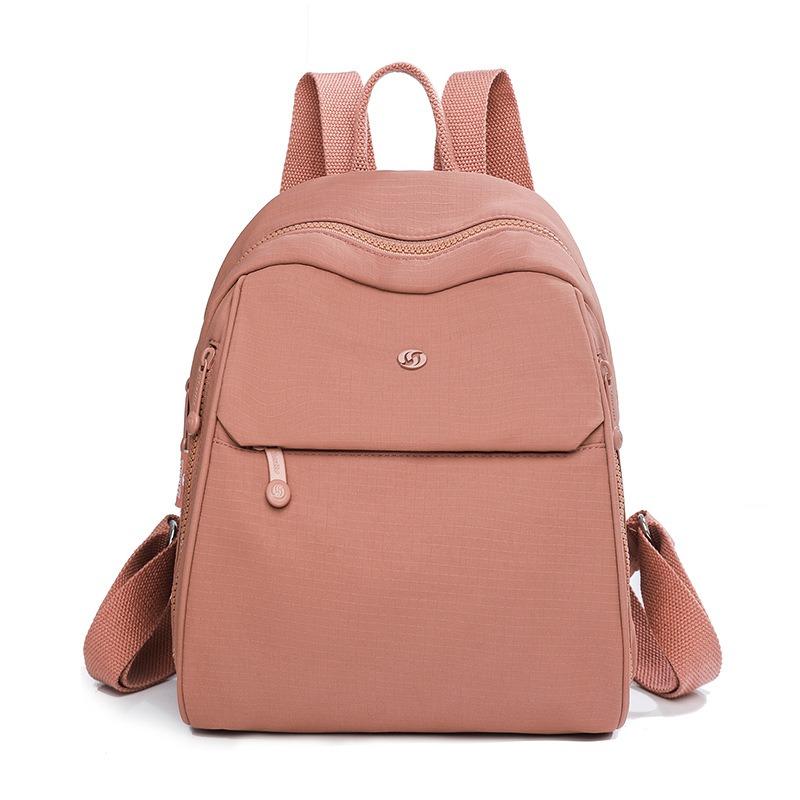 New Simple Small Backpack Going Out Leisure Women's Bag Nylon Cloth Large Capacity Lightweight Anti-splashing Women's Backpack