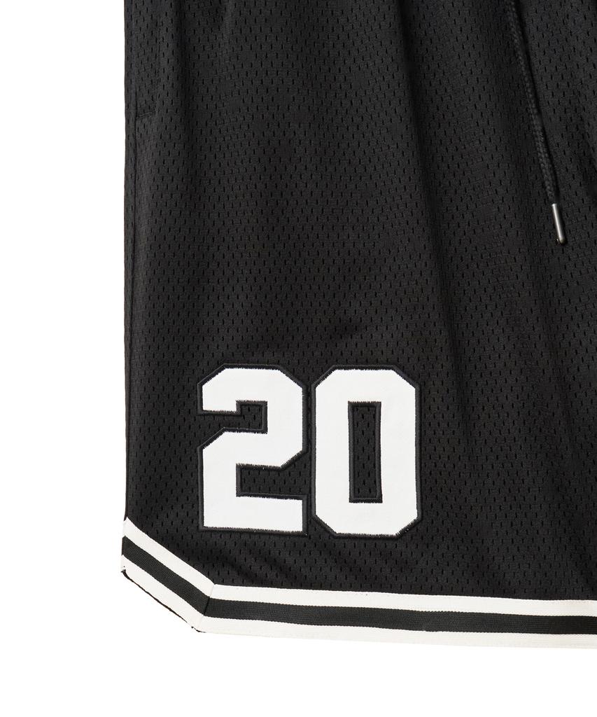 PHYPS MOTORCYCLE Lip Mesh Jersey Shorts Black