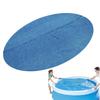 Round Solar Thermal Pool Cover Solar Hot Tub Covers Weatherproof Foldable Protector Portable Energy Saving Thermal Blanket