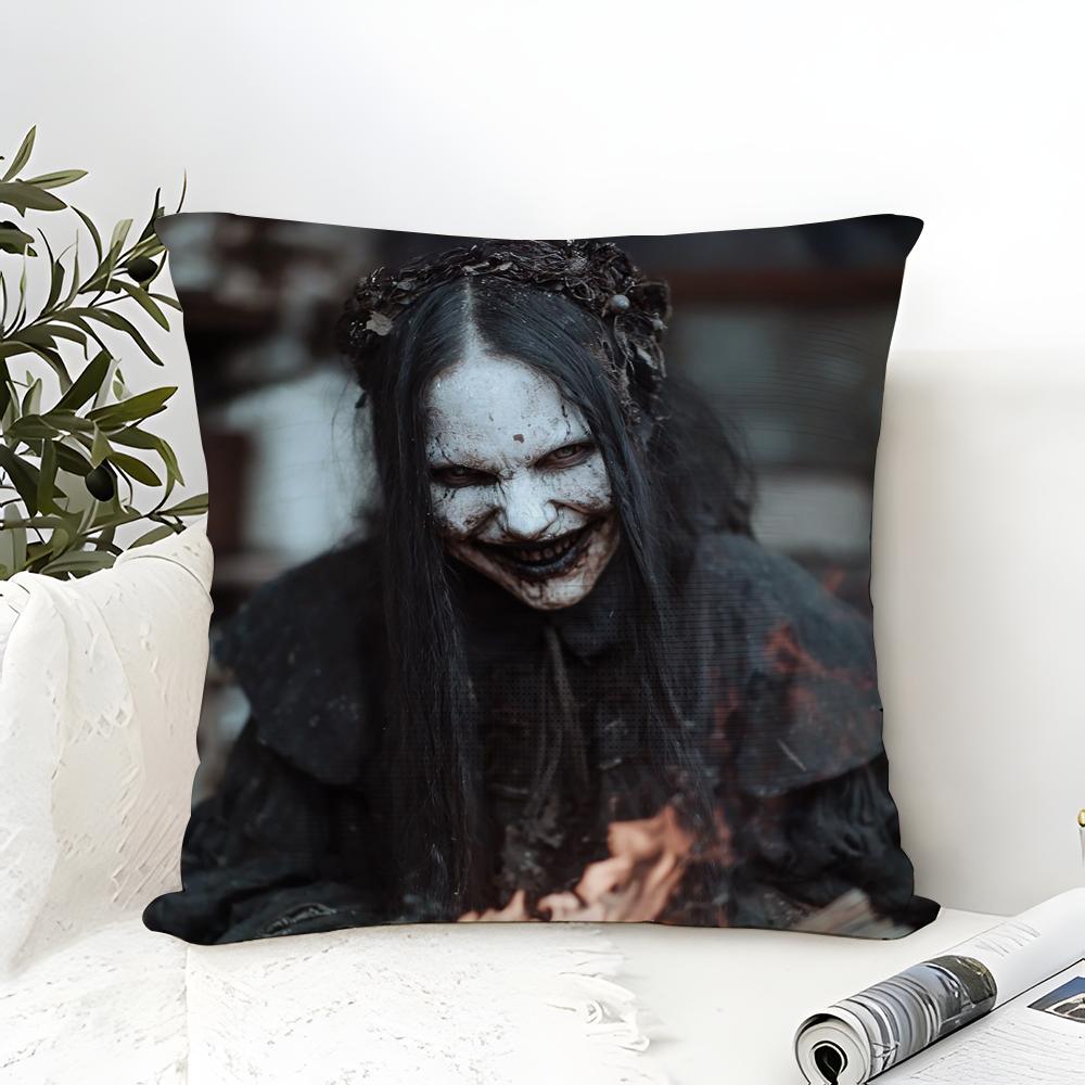 L-Legend Of The Dark Elf Witches & Curses Dark Magical Plague Linen Pillow Case Sofa Home Decor Cushion Cover Cushion Cove
