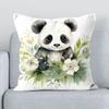 Pillowcase Panda Impact Pillow Cases for Bed Sofa Cushion Cover x Fall Decor Decorative Pillowcases x Duplex Printing