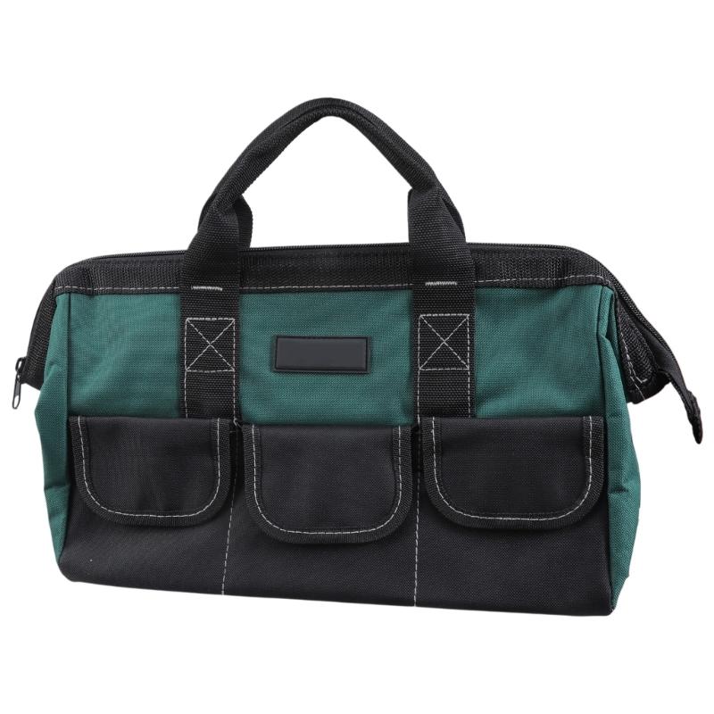 13/17/19inch Wide Mouth Tool Bag Large Capacity Tool Bags for Men Portable Home Tool Organizer Storage Handbag for Screwdriver