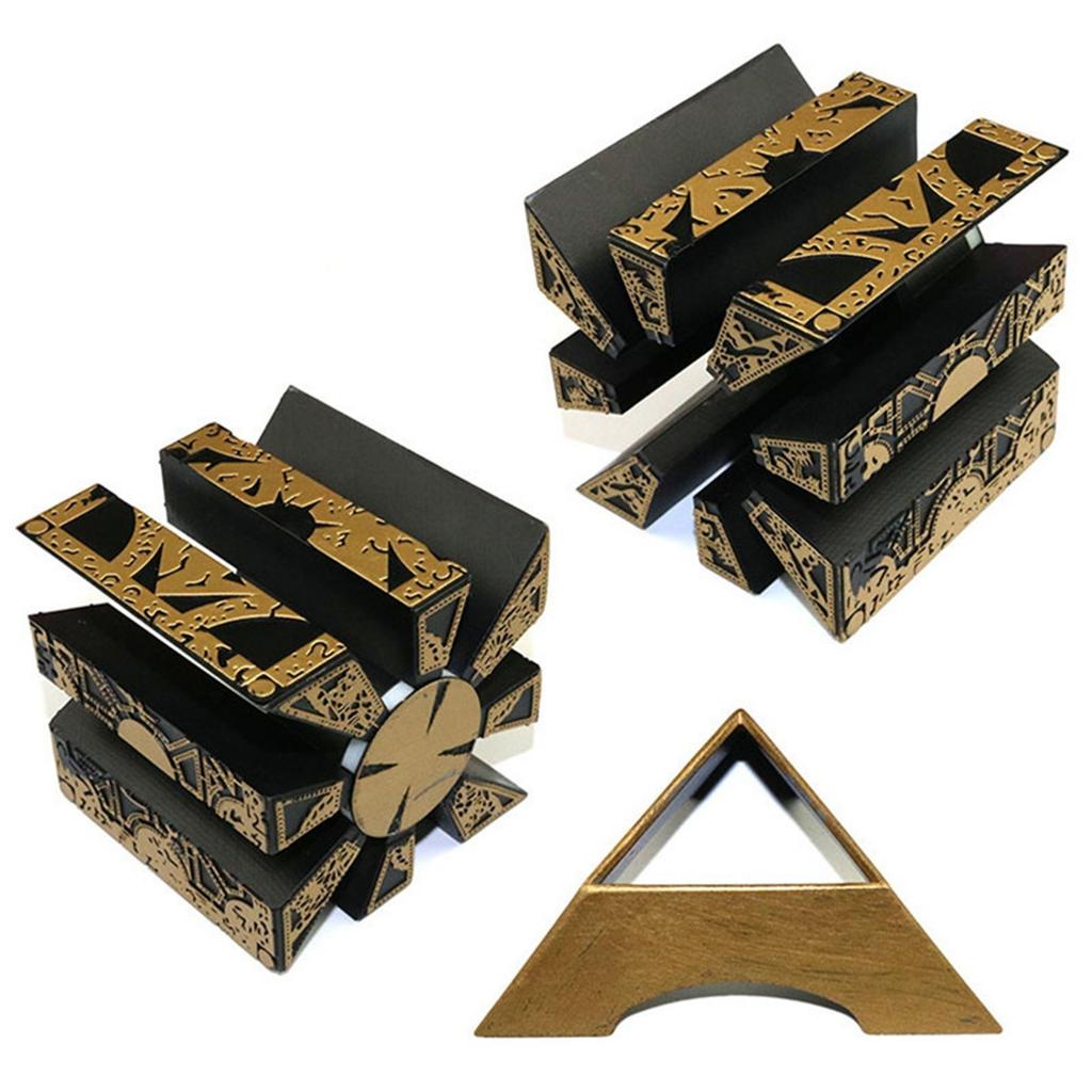 Detachable Box, Box Functional, Deformation Detachable Lock Puzzle Box. With Base
