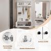 Ensemble de vestiaire pour couloir, Moderne Ensemble de vestiaire pour couloir 4 crochets, Meuble à chaussures, Banc à chaussures, Compartiment ouvert, Meuble d'entrée pour entrée, Blanc