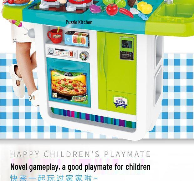 Mateřská škola K1 Domeček pro panenky Kuchyňský a Stolní nádobí Set