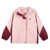 Girls' Pink Bowknot Hooded Windbreaker