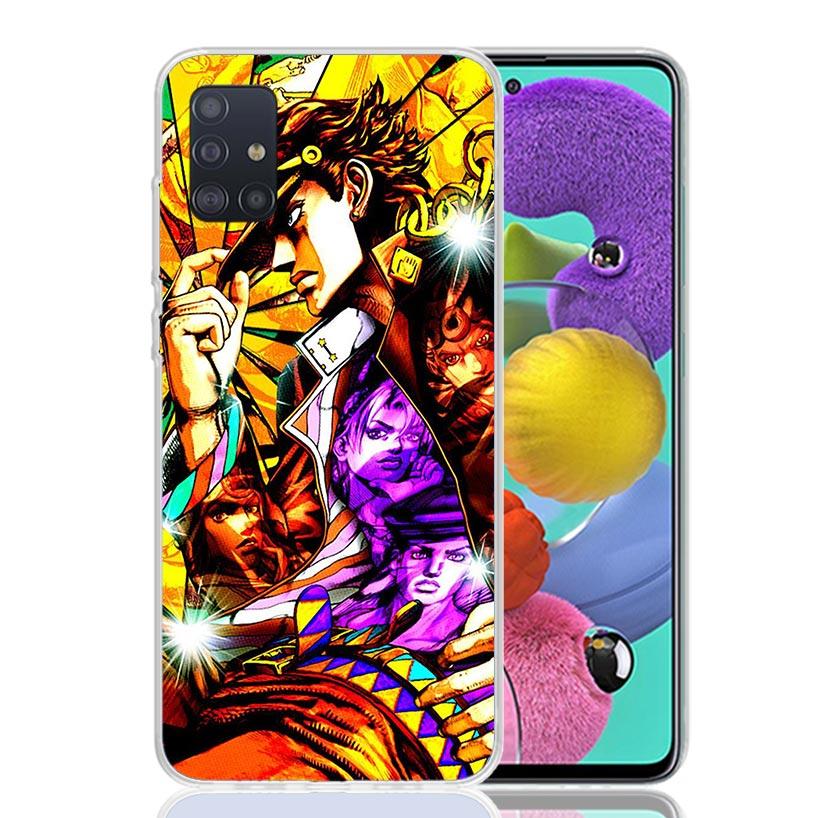 JoJo Bizarre Adventure All Phone Case For Samsung Galaxy A52 A32 A22 A12 A02S A50S A30S A51 A31 AA71 Note 20 Ultra 10 S10 Plus G