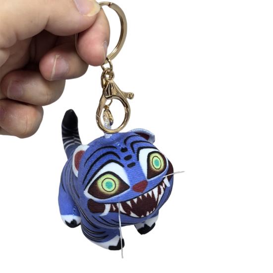 Anime Plyšová Klíčenka Tygřík Roztomilá Plyšová Panenka Tygřík Kroužek na Klíče Měkké Vycpané Zvířátko Dárek pro Rodinu Přátele Děti