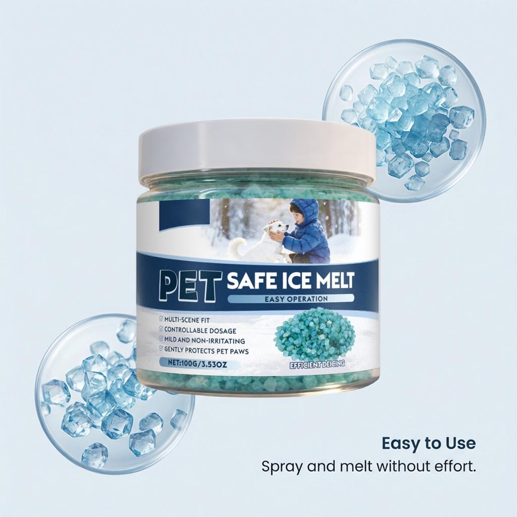 Pet Safety Ice Melting Agent Highly At Melting Snow Suitable For Multiple Scenarios Protects.