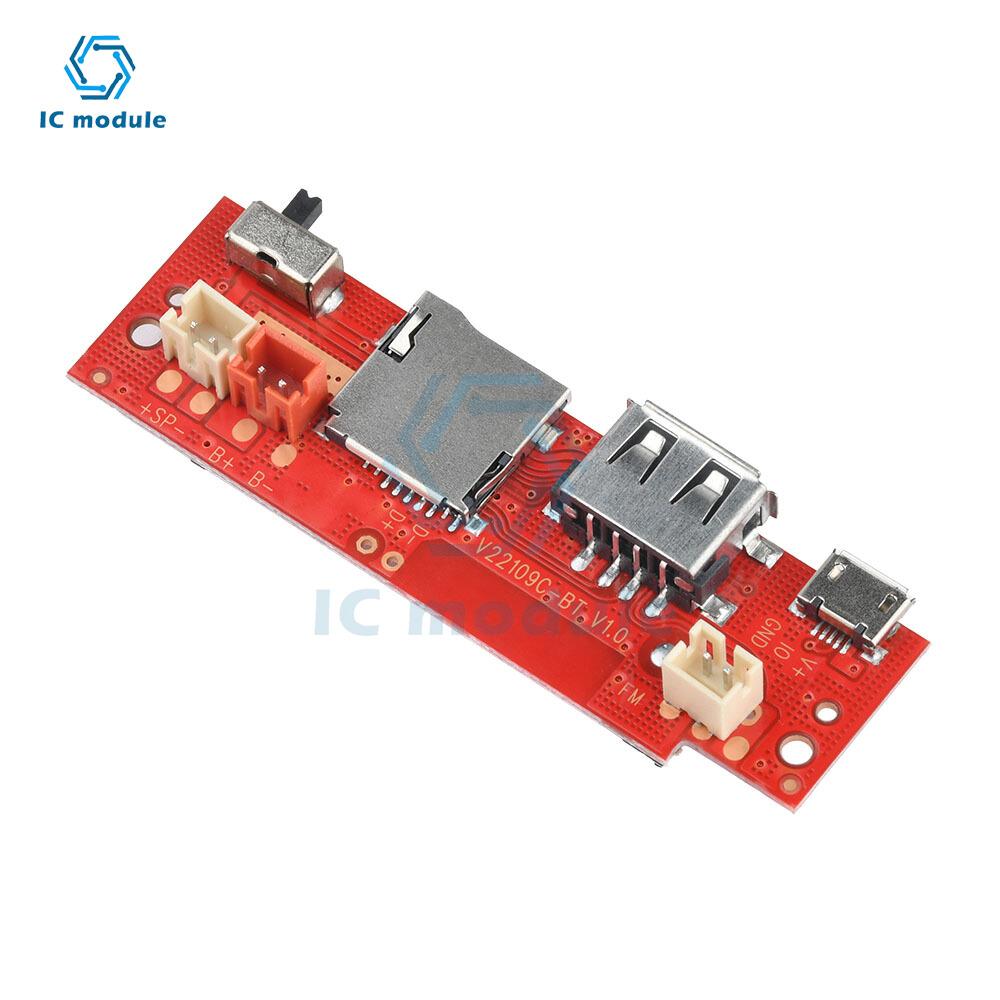 V109 DC 5V BT Audio Amplifier Decoder Board DIY Mp3 Amplifier BT Module Micro USB Interface TF/USB