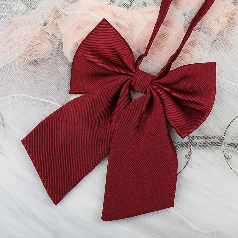 Jk Japanese Plaid Korean Version Of Collar Flower Graduate Female Collar Flower College Wind Streamer Jk Bow Shirt Accessories Sailor Suit