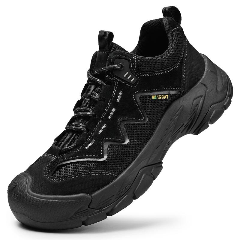 

Independent station labor insurance shoes men s outdoor hiking shoes autumn and winter mesh breathable wear-resistant hiking shoes lightweight cas 46