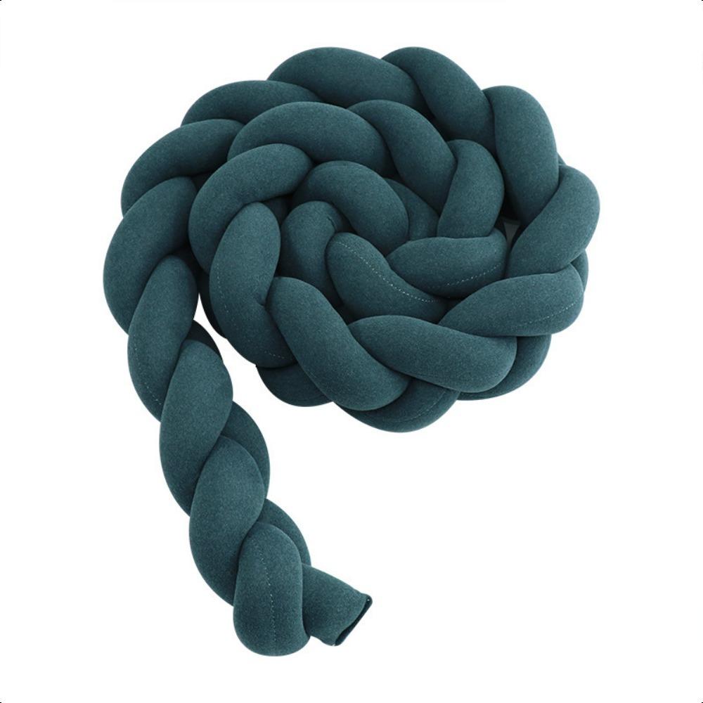 3 Stränge geknoteter geflochtener Streifen für Kinderzimmer, Mutter- und Säuglingsqualität, Krippenschutz, Antikollisionsstreifen, Sicherheitszaun