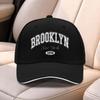 Brooklyn Letter Sandwich Baseball Cap Adjustable Duckbill Hat For Men Women