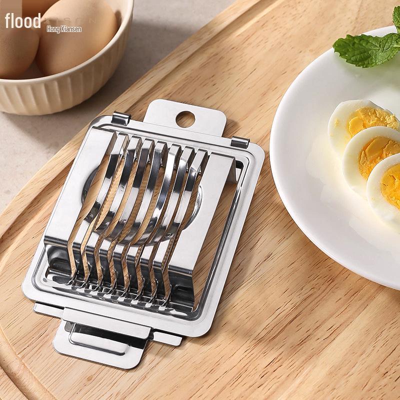 430 Stainless Steel Egg Slicer: Multifunctional Kitchen Gadget for Eggs and Century Eggs