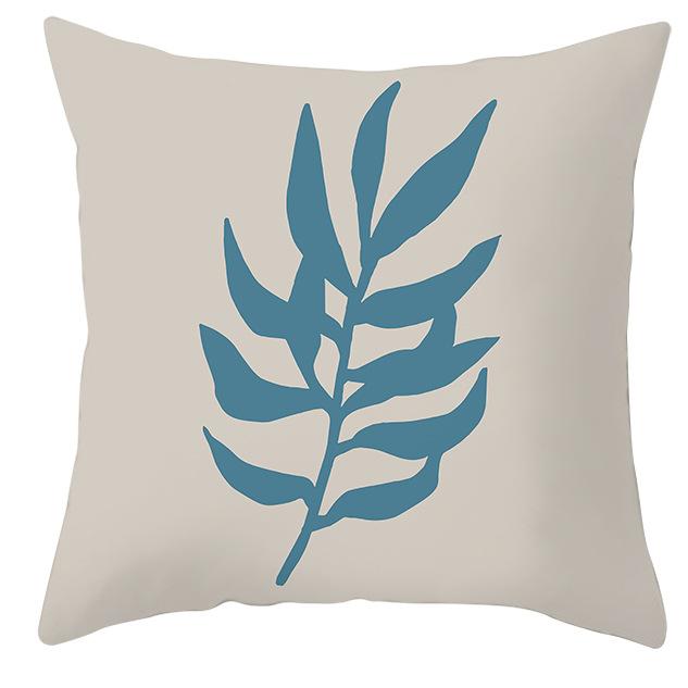 Nordic Style Abstract Flower Geometric Pillowcase Home Sofa Pillow Cushion Cover