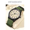 LIGE Top Brand Luxury Men Quartz Watch Nylon Leather Waterproof Luminous Date Sports Military Watches For Men Relogios Masculino